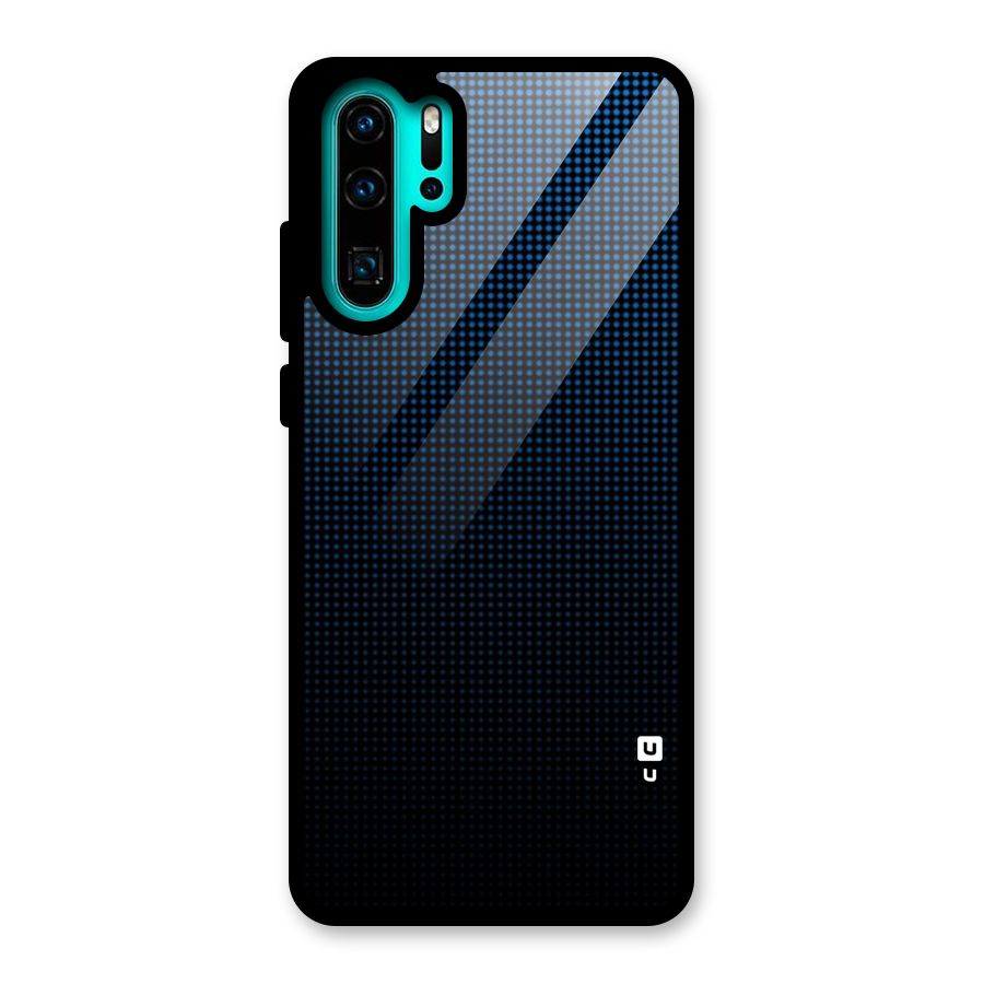 Blue Dots Shades Glass Back Case for Huawei P30 Pro