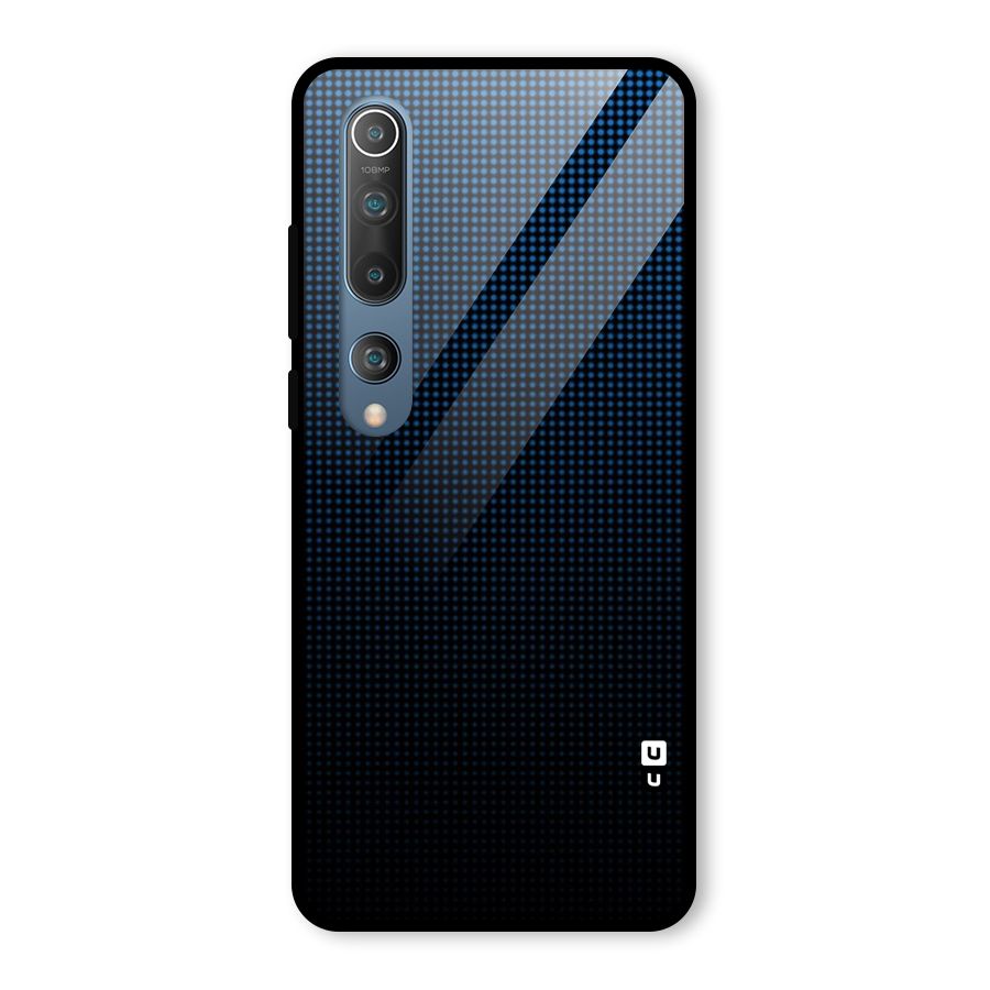 Blue Dots Shades Glass Back Case for Mi 10