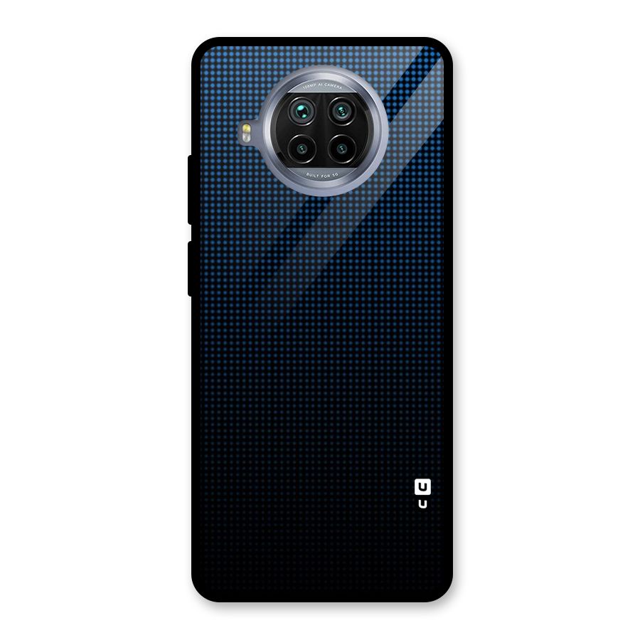 Blue Dots Shades Glass Back Case for Mi 10i