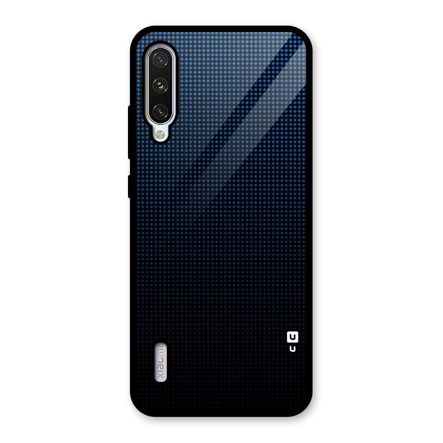 Blue Dots Shades Glass Back Case for Mi A3