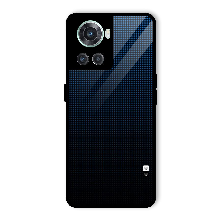 Blue Dots Shades Glass Back Case for OnePlus 10R