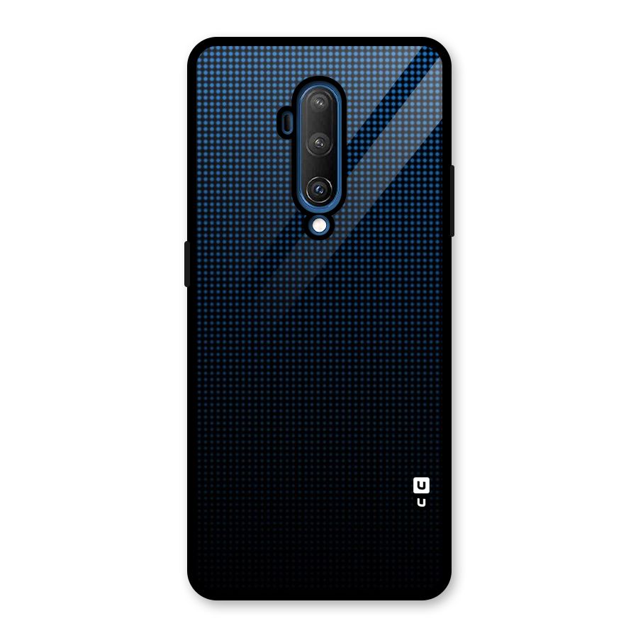 Blue Dots Shades Glass Back Case for OnePlus 7T Pro