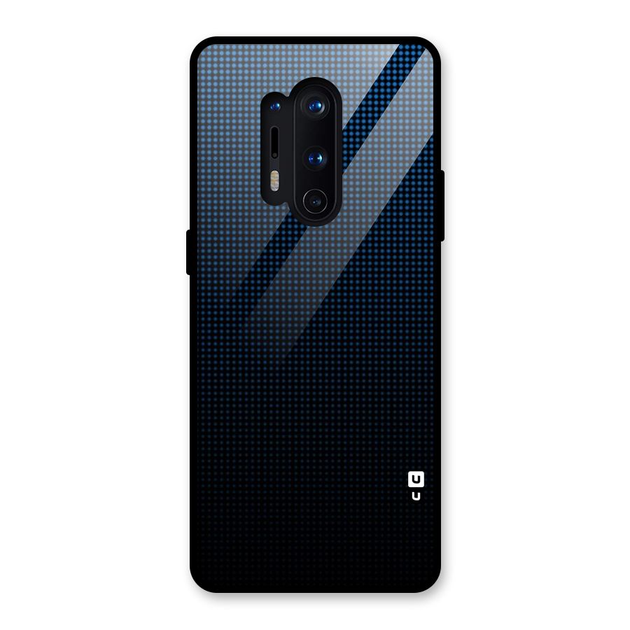 Blue Dots Shades Glass Back Case for OnePlus 8 Pro