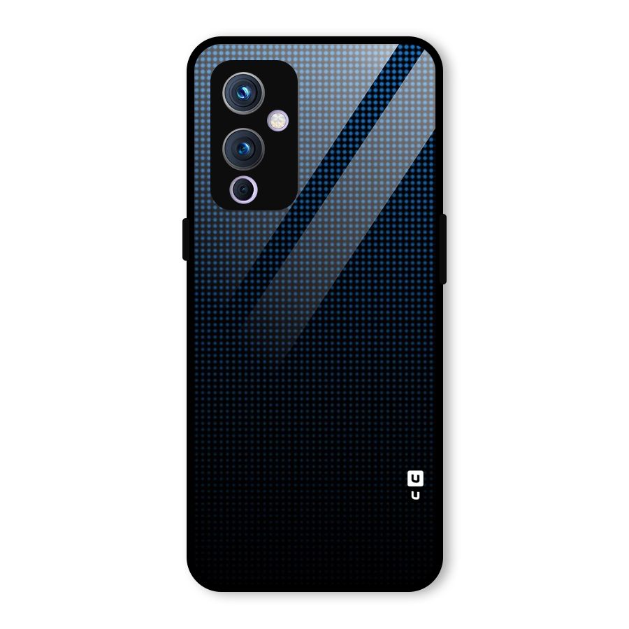 Blue Dots Shades Glass Back Case for OnePlus 9