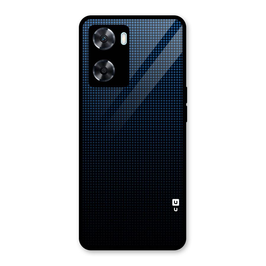 Blue Dots Shades Glass Back Case for Oppo A77