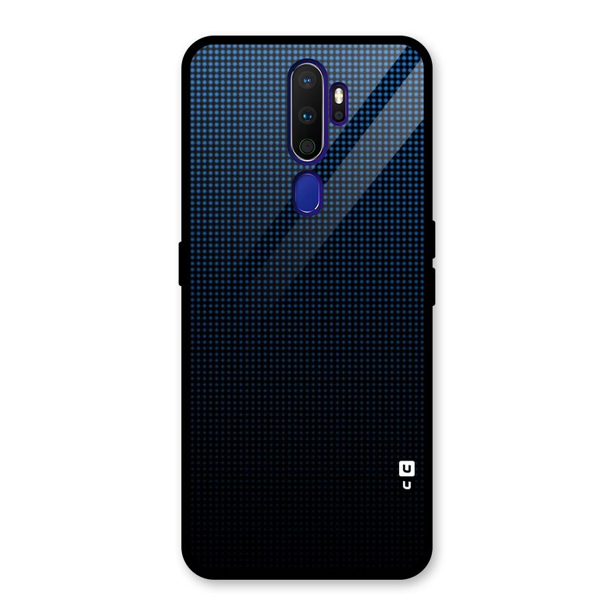 Blue Dots Shades Glass Back Case for Oppo A9 (2020)