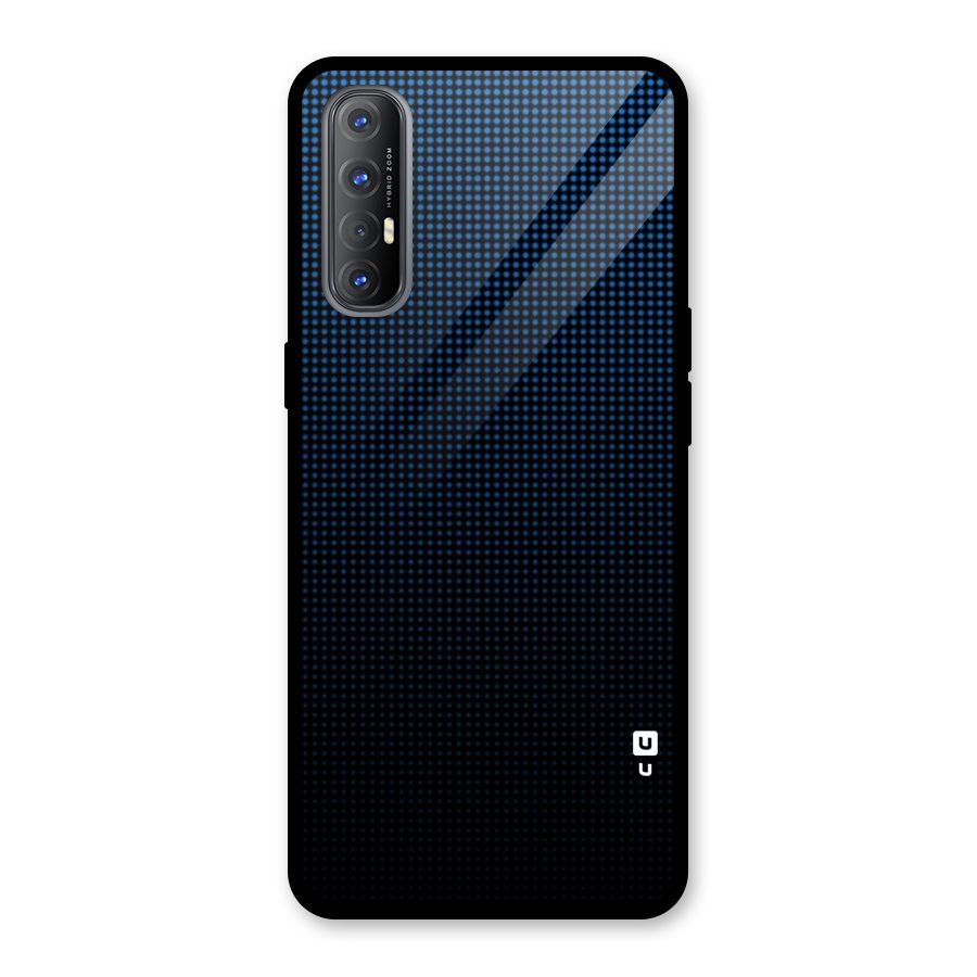 Blue Dots Shades Glass Back Case for Oppo Reno3 Pro