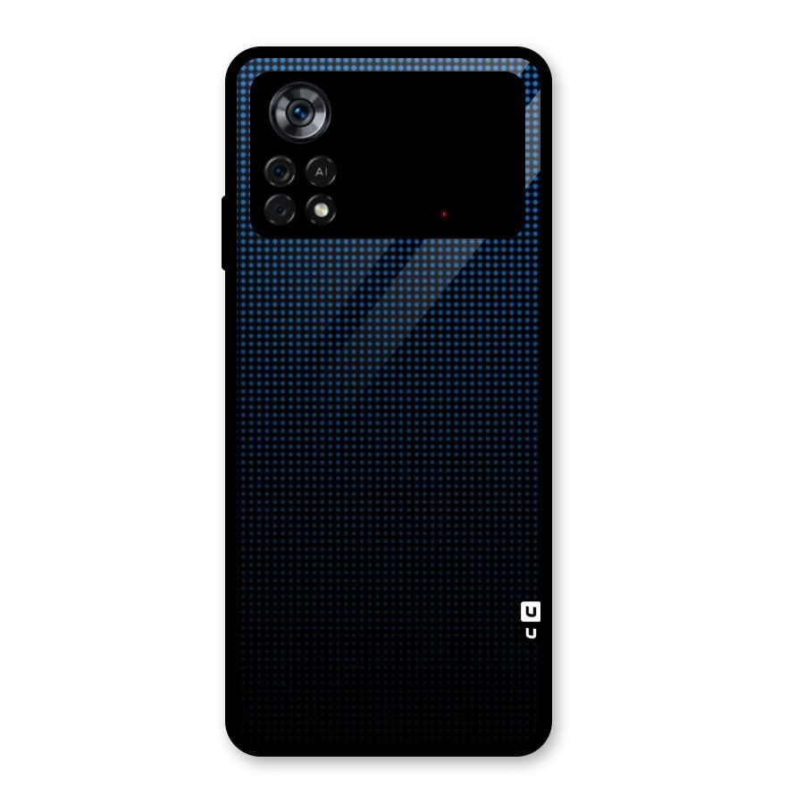 Blue Dots Shades Glass Back Case for Poco X4 Pro 5G