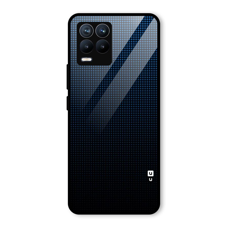 Blue Dots Shades Glass Back Case for Realme 8 Pro
