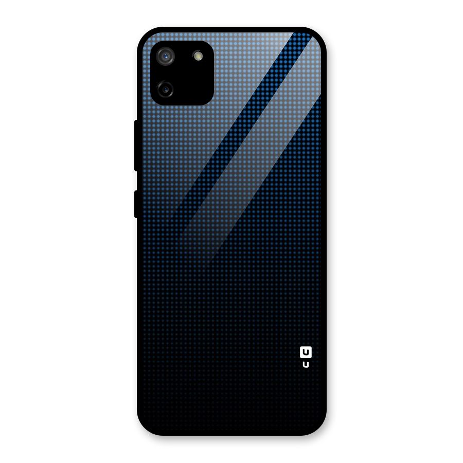 Blue Dots Shades Glass Back Case for Realme C11