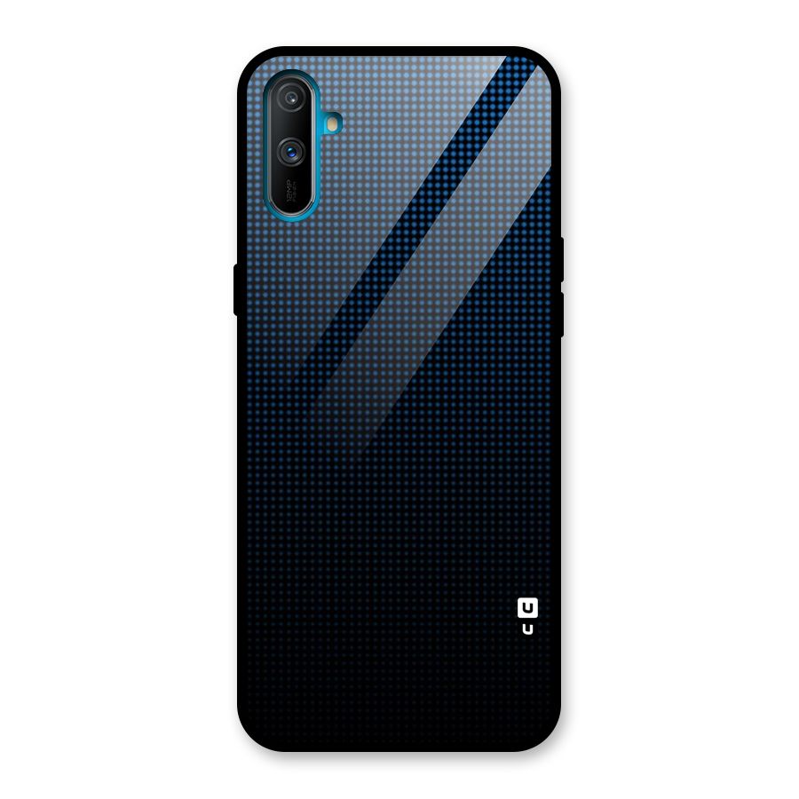 Blue Dots Shades Glass Back Case for Realme C3