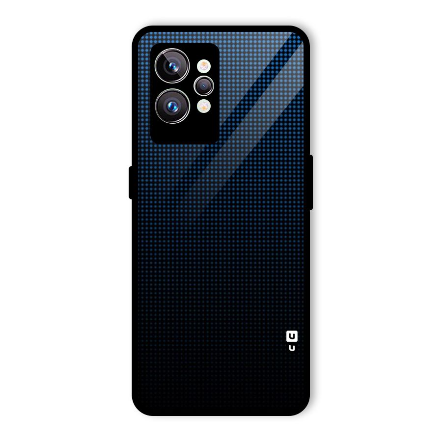 Blue Dots Shades Glass Back Case for Realme GT2 Pro