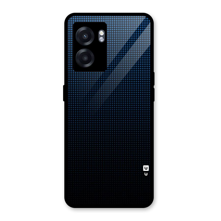 Blue Dots Shades Glass Back Case for Realme Narzo 50 5G