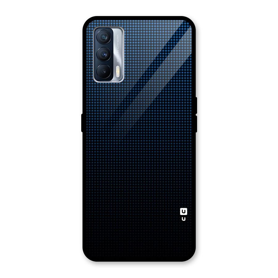 Blue Dots Shades Glass Back Case for Realme X7