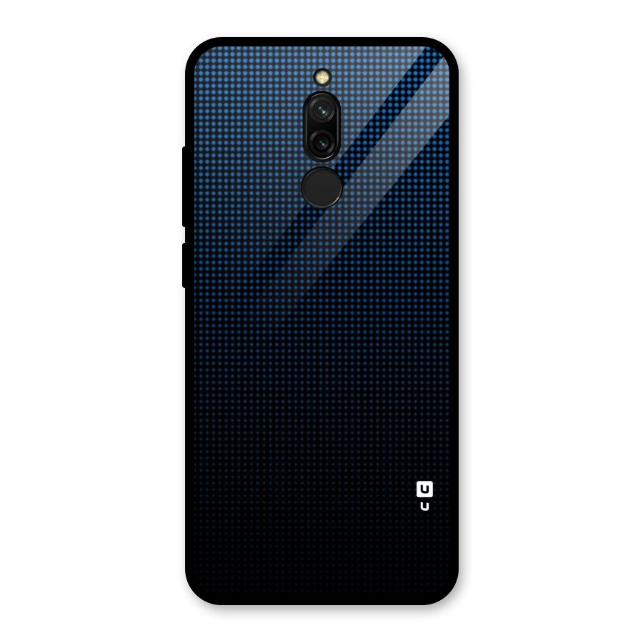 Blue Dots Shades Glass Back Case for Redmi 8