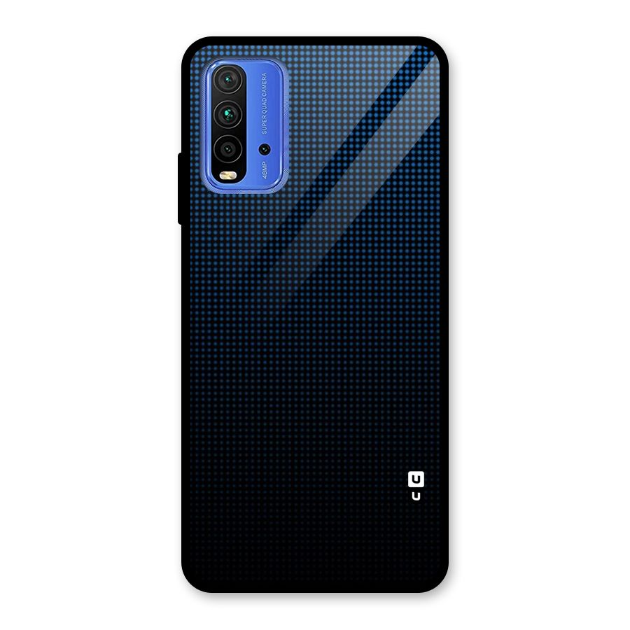Blue Dots Shades Glass Back Case for Redmi 9 Power