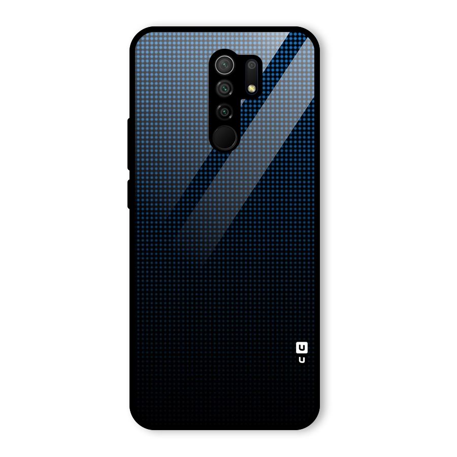 Blue Dots Shades Glass Back Case for Redmi 9 Prime