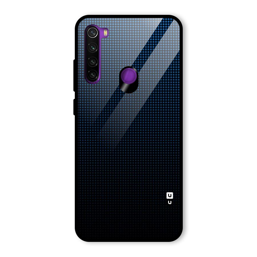 Blue Dots Shades Glass Back Case for Redmi Note 8