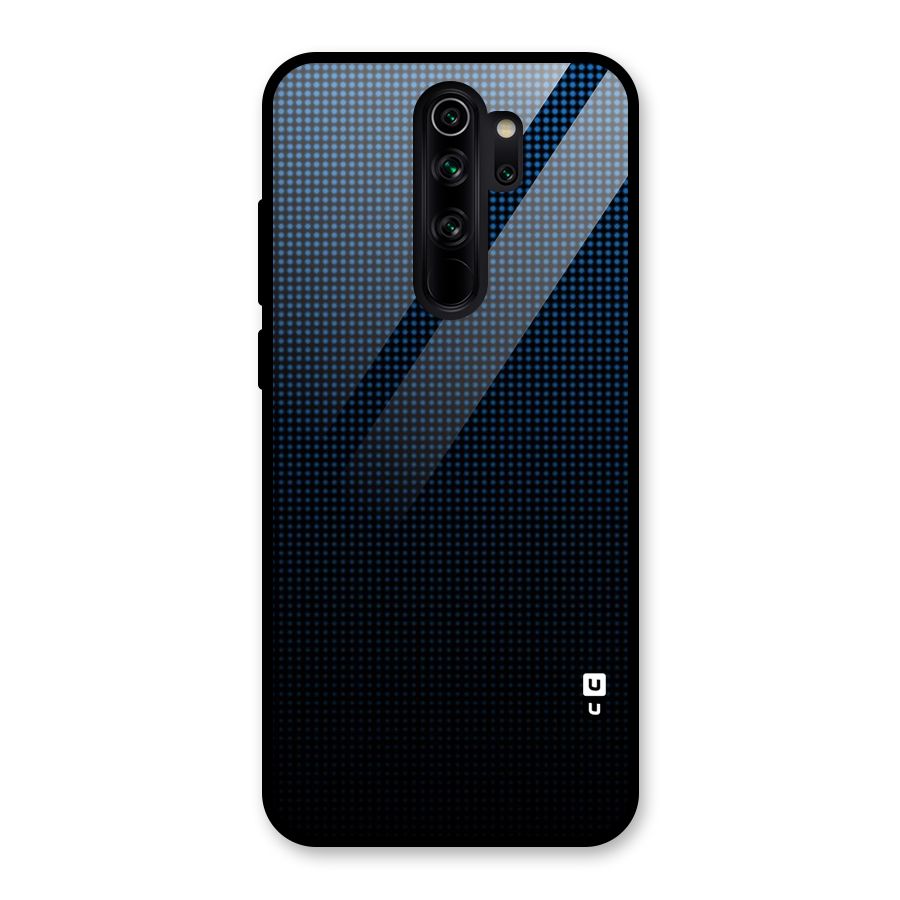 Blue Dots Shades Glass Back Case for Redmi Note 8 Pro