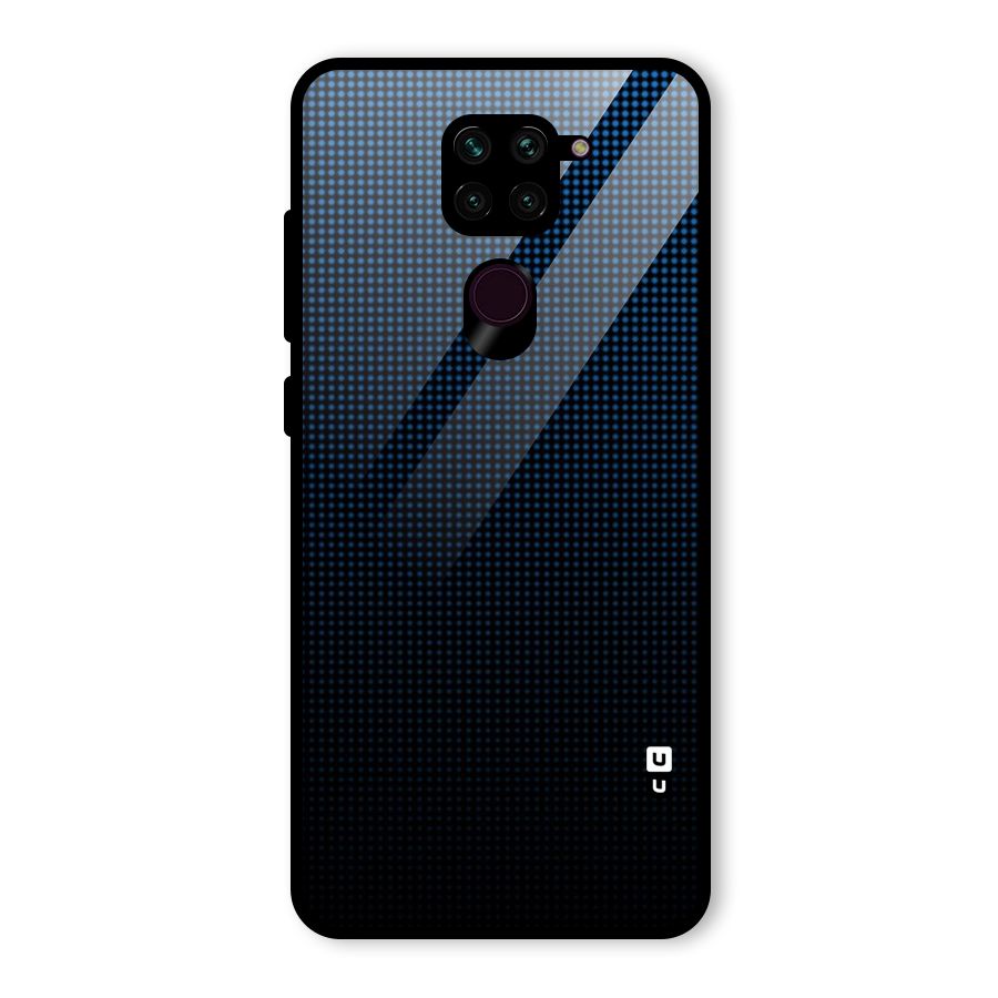 Blue Dots Shades Glass Back Case for Redmi Note 9