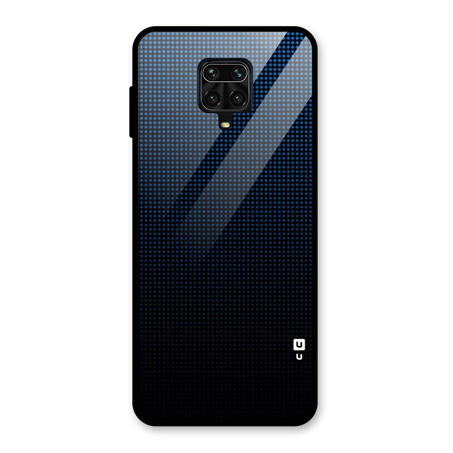Blue Dots Shades Glass Back Case for Redmi Note 9 Pro