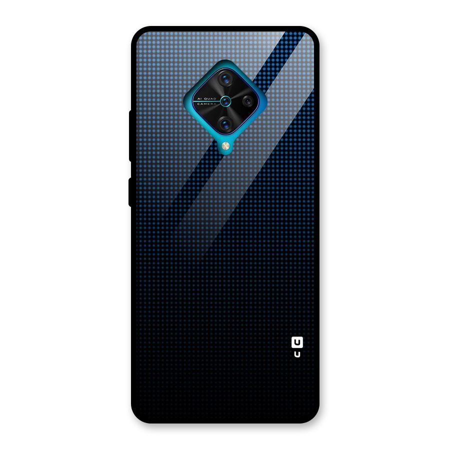 Blue Dots Shades Glass Back Case for Vivo S1 Pro