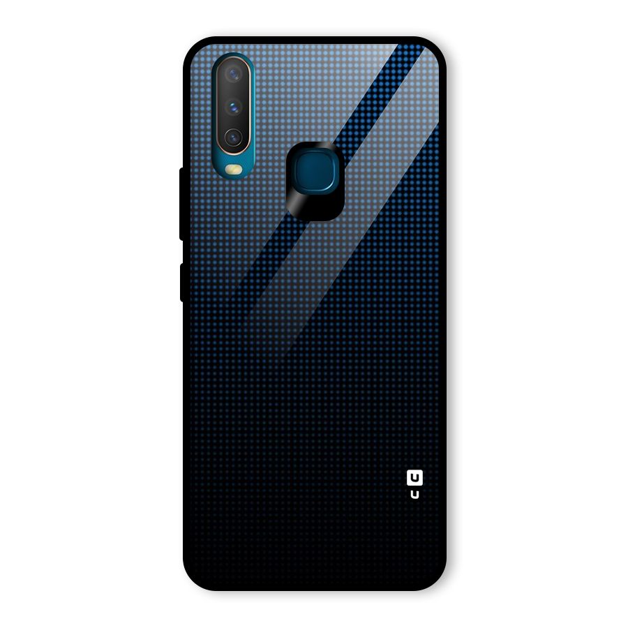 Blue Dots Shades Glass Back Case for Vivo U10