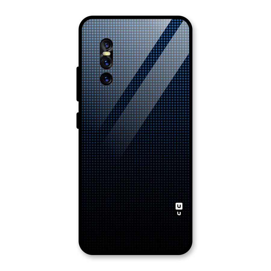 Blue Dots Shades Glass Back Case for Vivo V15 Pro