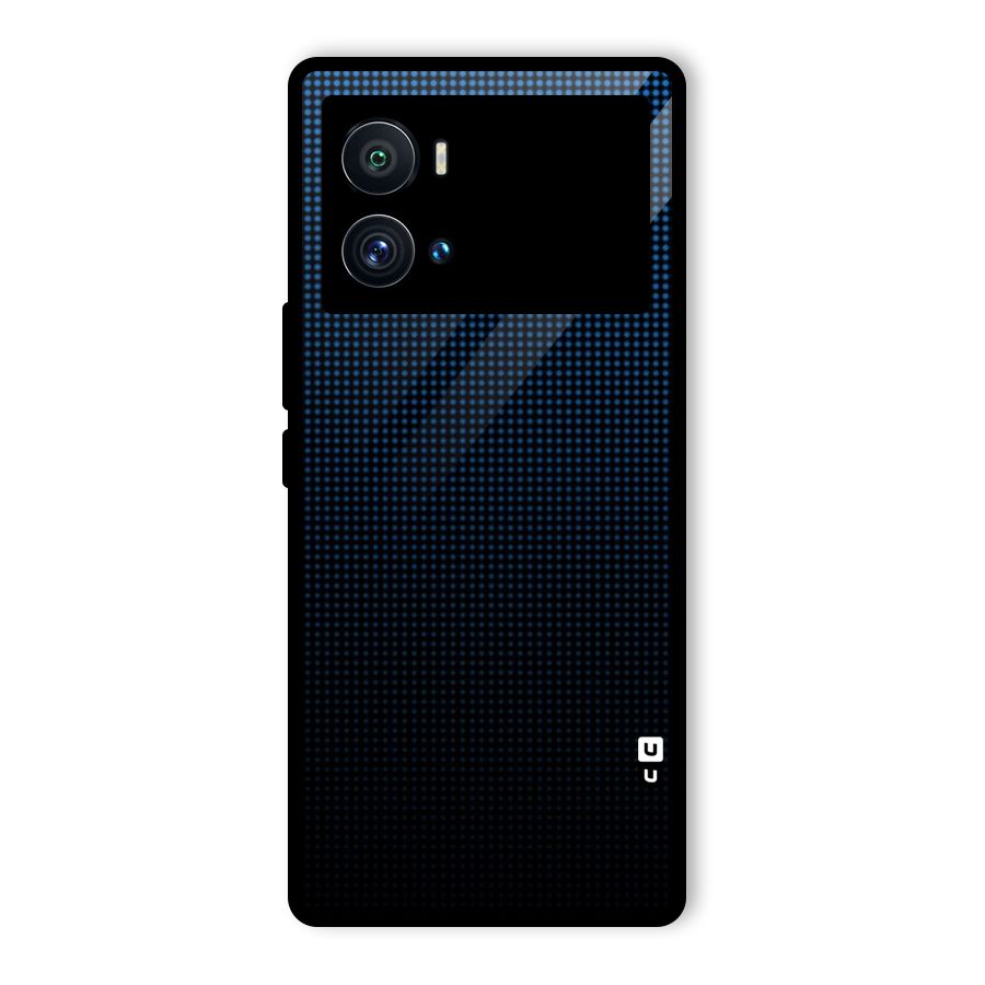 Blue Dots Shades Glass Back Case for Vivo iQOO 9 Pro