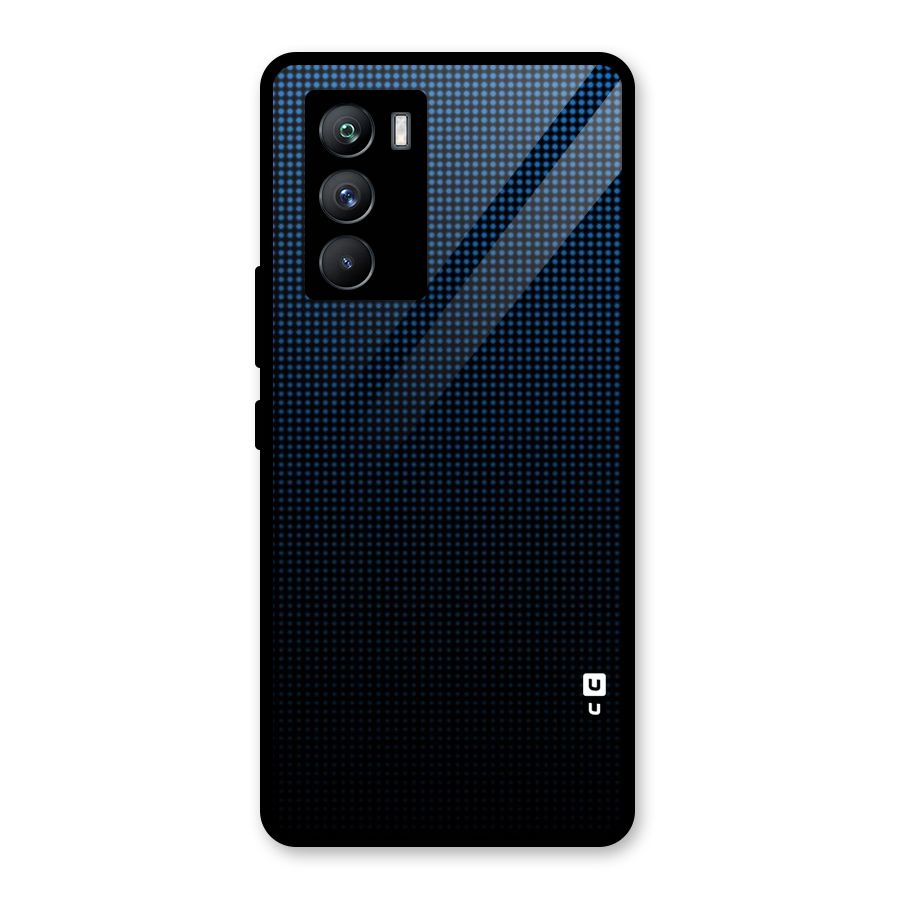 Blue Dots Shades Glass Back Case for Vivo iQOO 9 SE