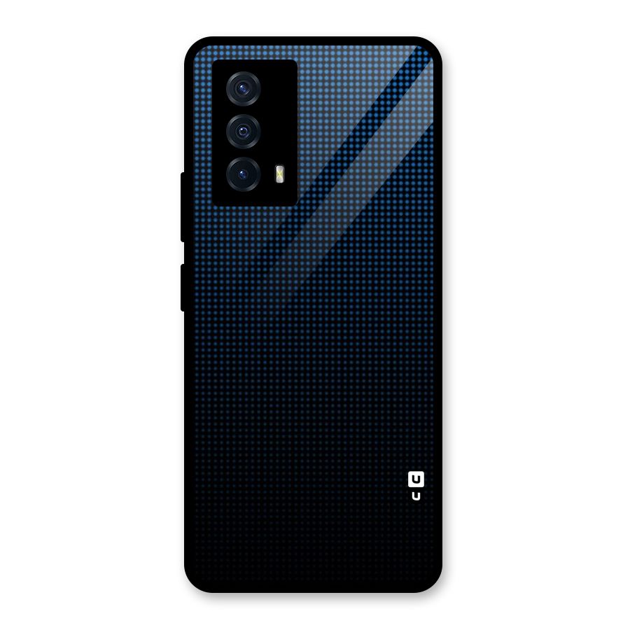 Blue Dots Shades Glass Back Case for Vivo iQOO Z5