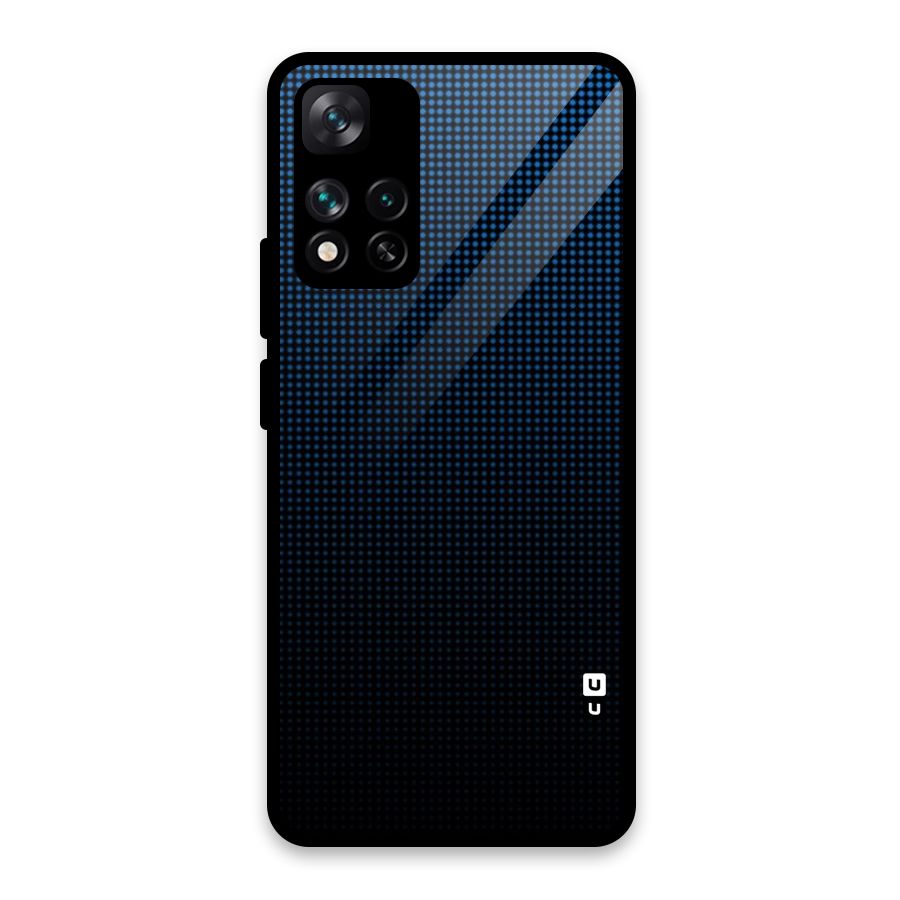 Blue Dots Shades Glass Back Case for Xiaomi 11i HyperCharge 5G