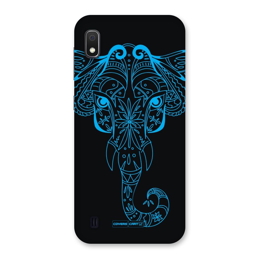 Blue Elephant Ethnic Back Case for Galaxy A10