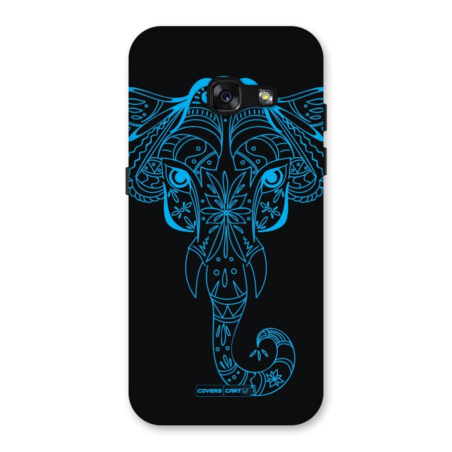 Blue Elephant Ethnic Back Case for Galaxy A3 (2017)
