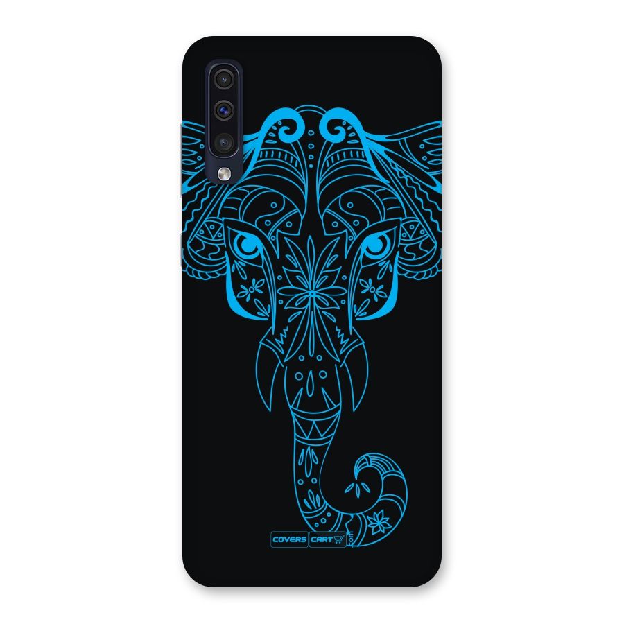 Blue Elephant Ethnic Back Case for Galaxy A50