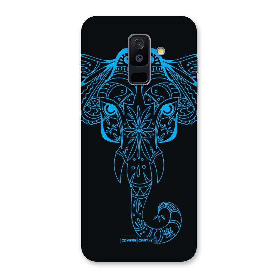 Blue Elephant Ethnic Back Case for Galaxy A6 Plus
