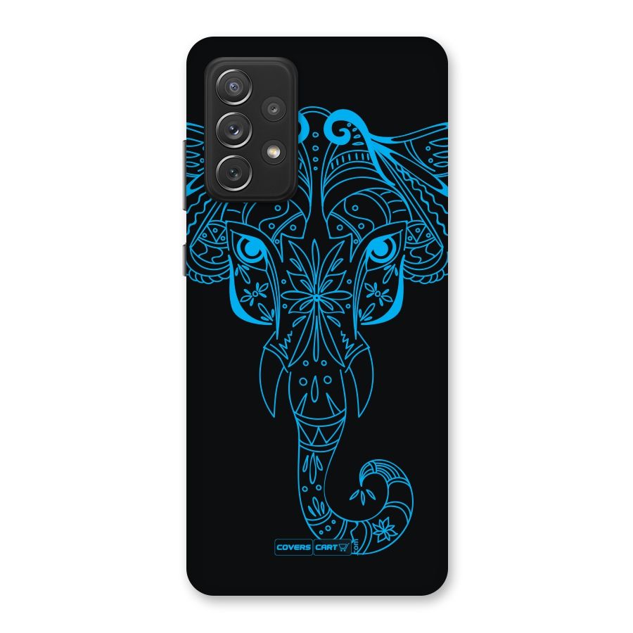 Blue Elephant Ethnic Back Case for Galaxy A72