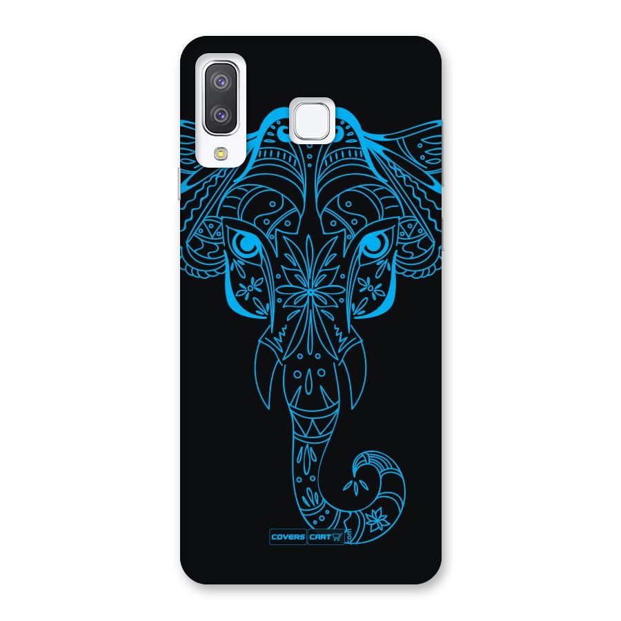 Blue Elephant Ethnic Back Case for Galaxy A8 Star