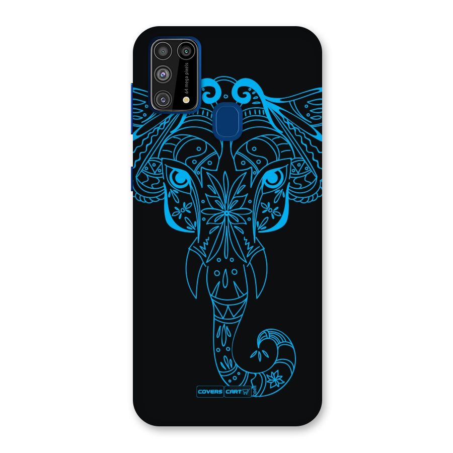 Blue Elephant Ethnic Back Case for Galaxy F41