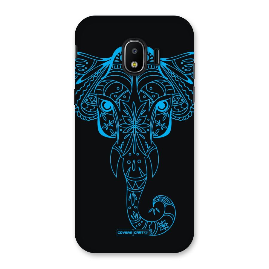Blue Elephant Ethnic Back Case for Galaxy J2 Pro 2018
