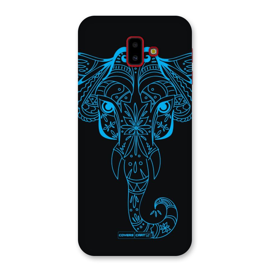 Blue Elephant Ethnic Back Case for Galaxy J6 Plus