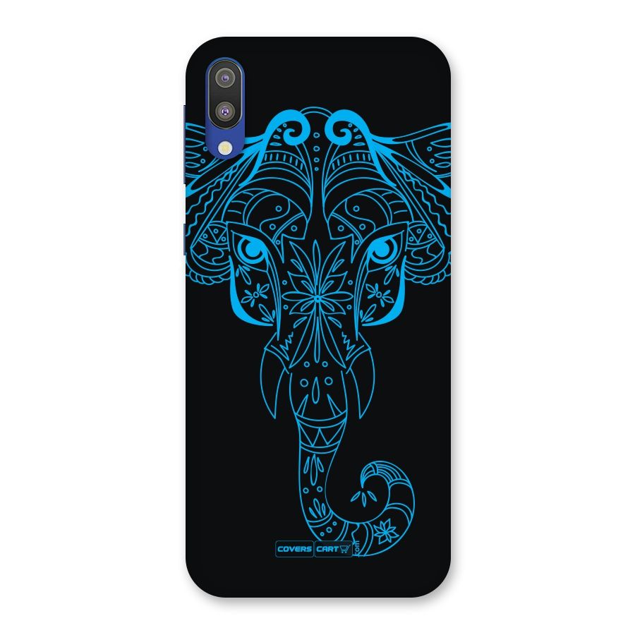 Blue Elephant Ethnic Back Case for Galaxy M10