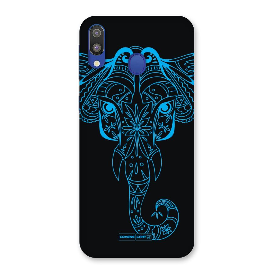 Blue Elephant Ethnic Back Case for Galaxy M20