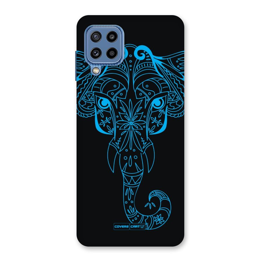 Blue Elephant Ethnic Back Case for Galaxy M32