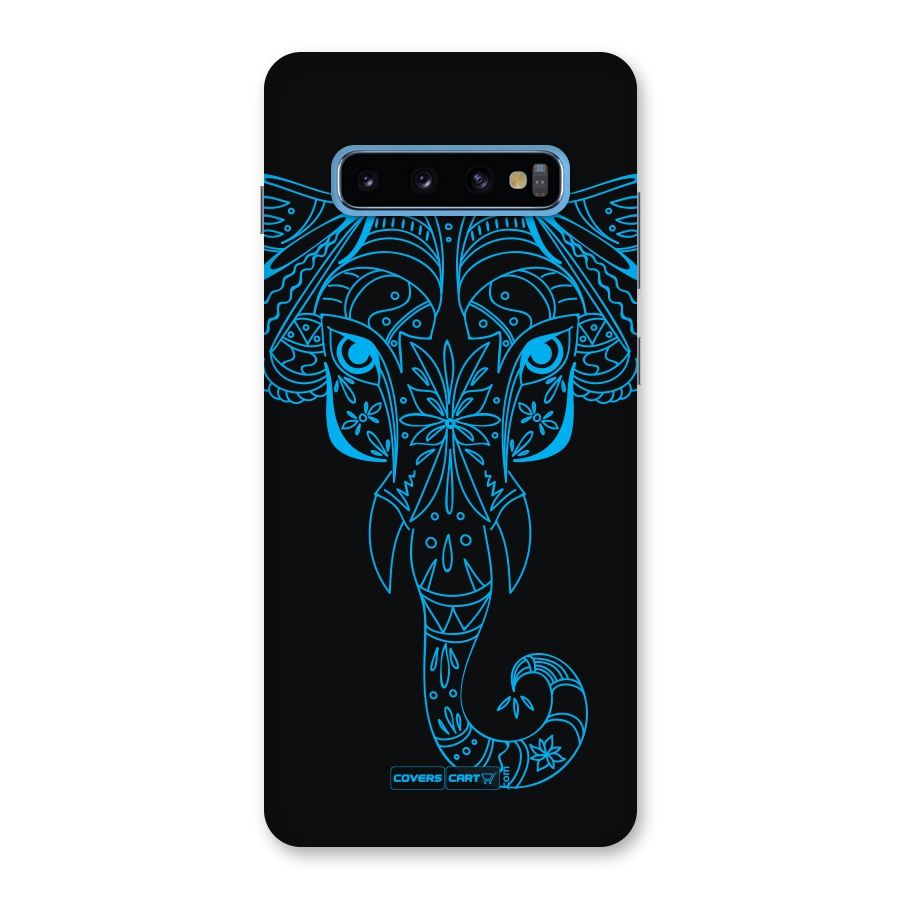 Blue Elephant Ethnic Back Case for Galaxy S10 Plus
