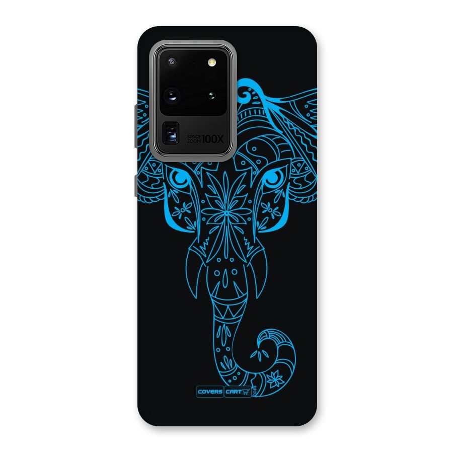 Blue Elephant Ethnic Back Case for Galaxy S20 Ultra