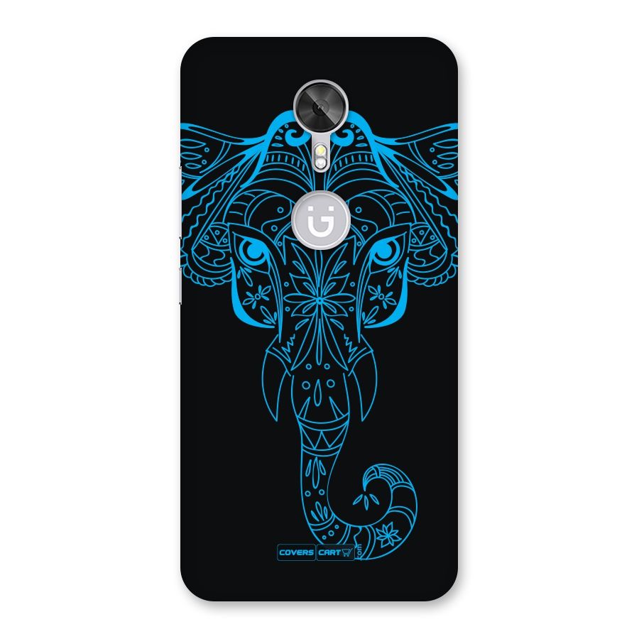 Blue Elephant Ethnic Back Case for Gionee A1