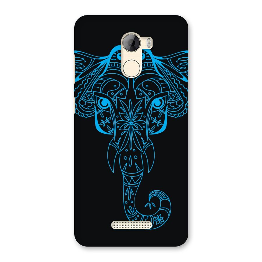 Blue Elephant Ethnic Back Case for Gionee A1 LIte
