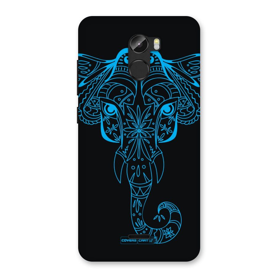 Blue Elephant Ethnic Back Case for Gionee X1