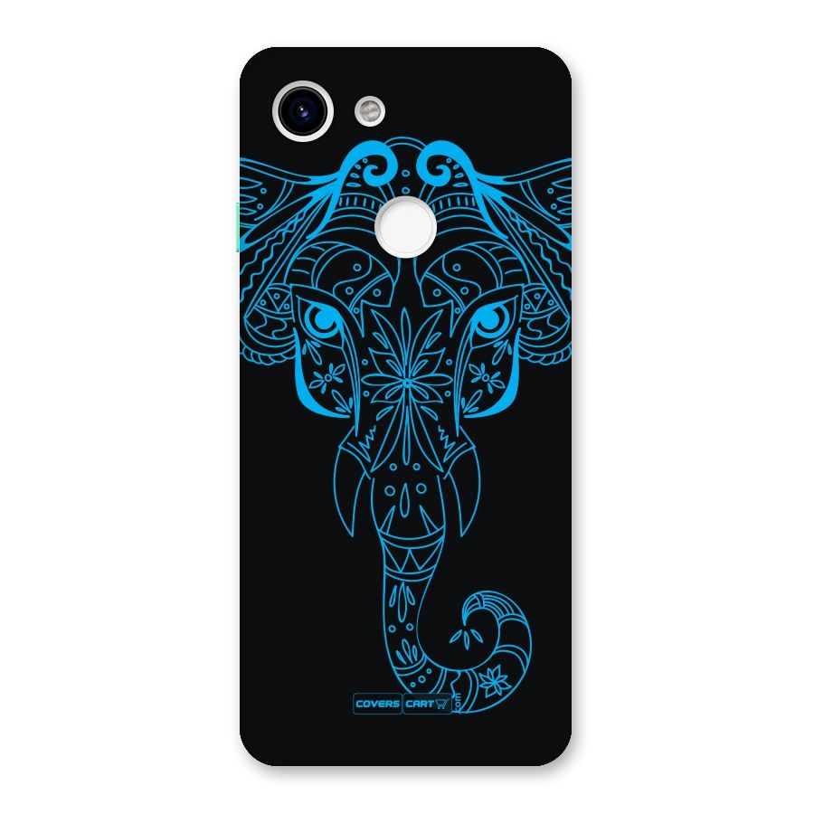 Blue Elephant Ethnic Back Case for Google Pixel 3
